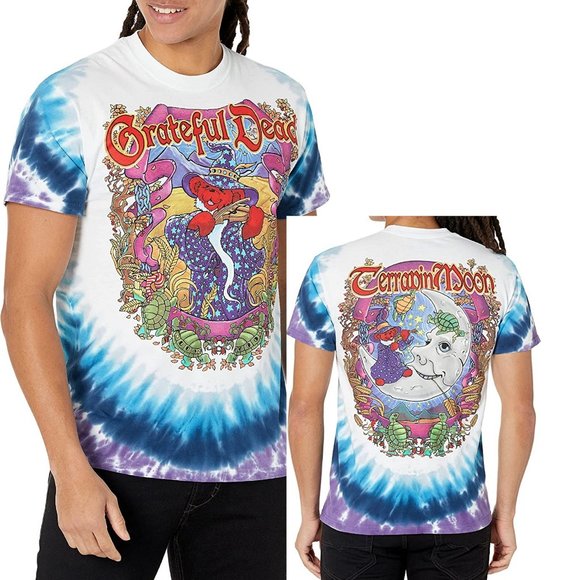 Grateful Dead Terrapin Moon Original 2000 rock Liquid Blue rock T-Shirt L NWT - Picture 1 of 7